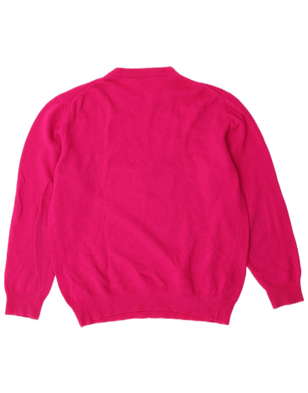 SASHA Dame sweater med rund hals DK 14 Stor Pink Uld