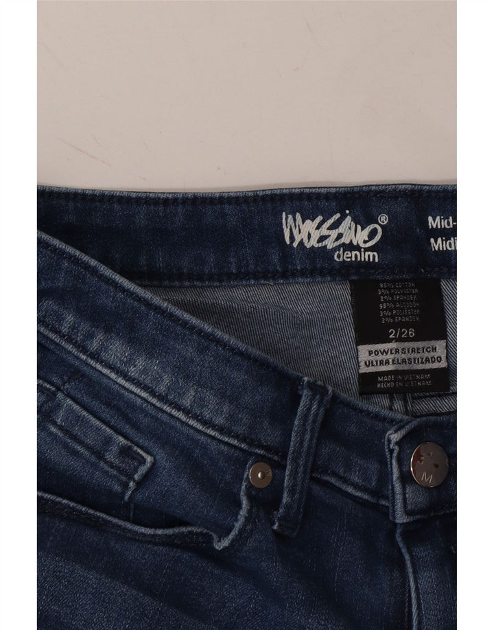 MOSSIMO Womens Mid Rise Denim Shorts US 2 XS W26  Blue Cotton Vintage Mossimo and Second-Hand Mossimo from Messina Hembry 