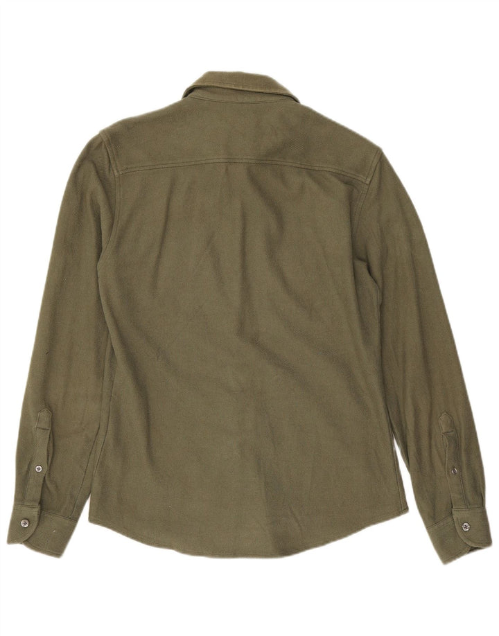 Reiss Herreskjorte Lille Khaki Bomuld