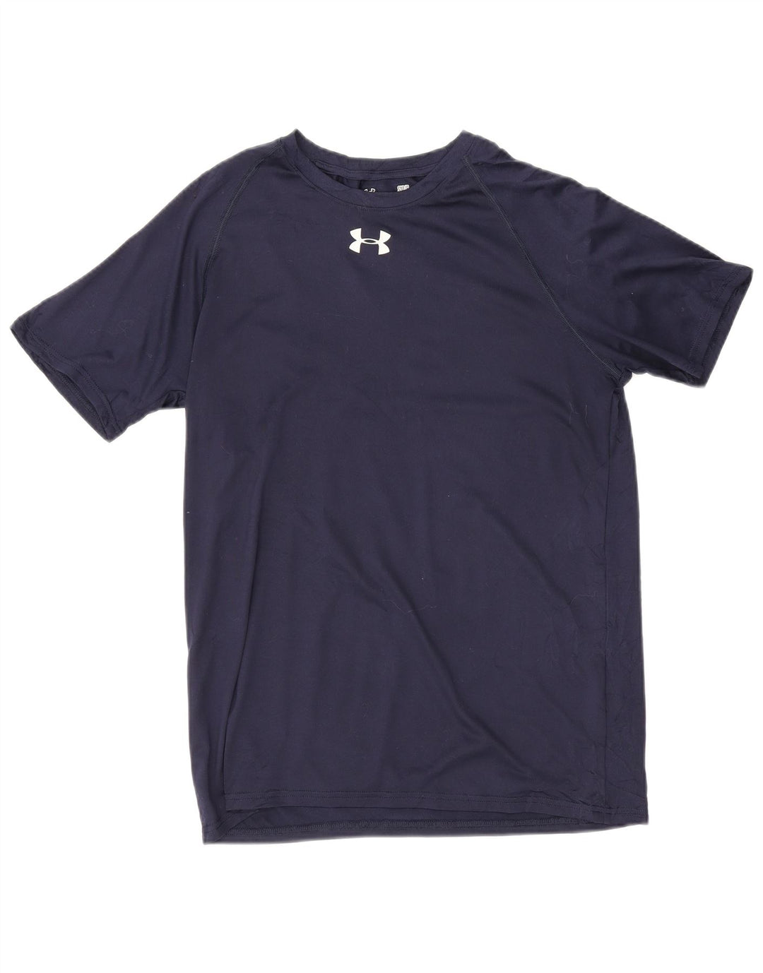 Under Armour Herre Heat Gear T-Shirt Top Small Navy Blue