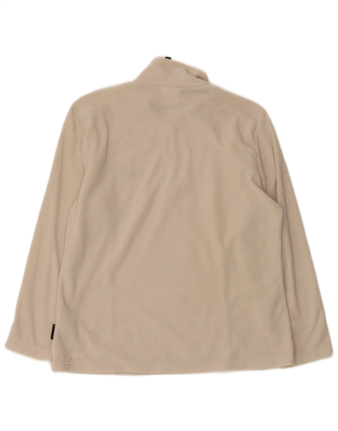 JACK WOLFSKIN Dame Fleece Jumper med lynlås DK 16 Stor Beige Polyester