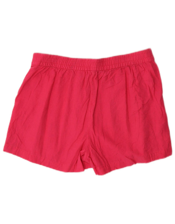 J. CREW Womens Casual Shorts Små W26 Pink Linen