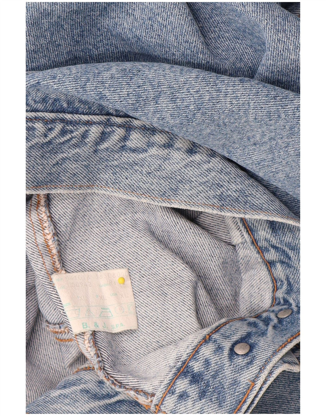 Vintage denimjakke til mænd UK 42 XL blå bomuld