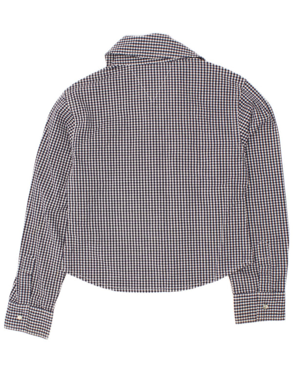 Tommy Hilfiger pigeskjorte 5-6 år Stor marineblå Gingham bomuld