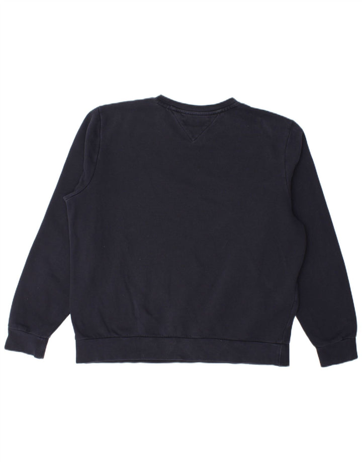 Tommy Hilfiger Herre Sweatshirt Jumper Large Navy Blue
