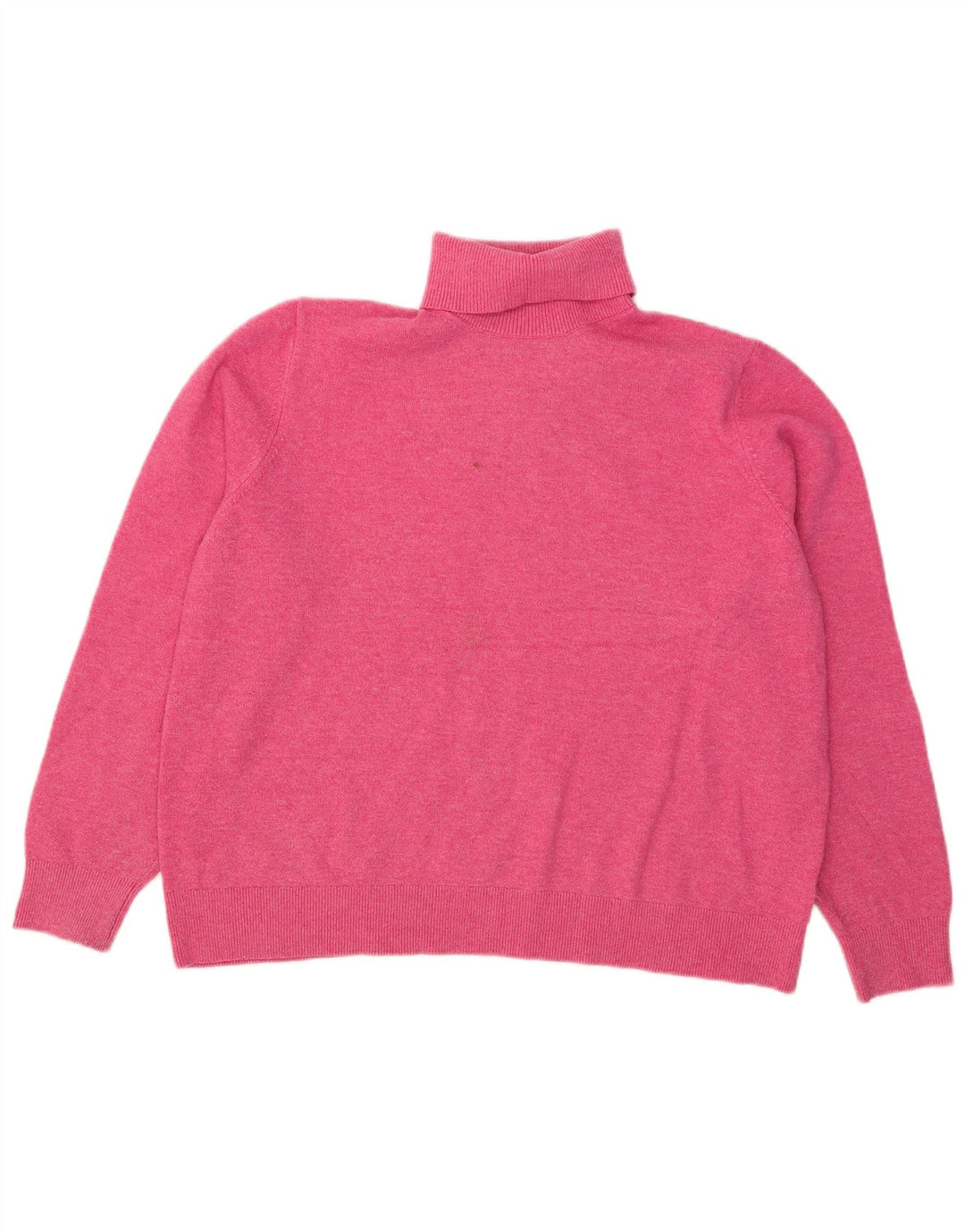 Marks & Spencer Dame Oversized Roll Neck sweater UK 16 Large Pink