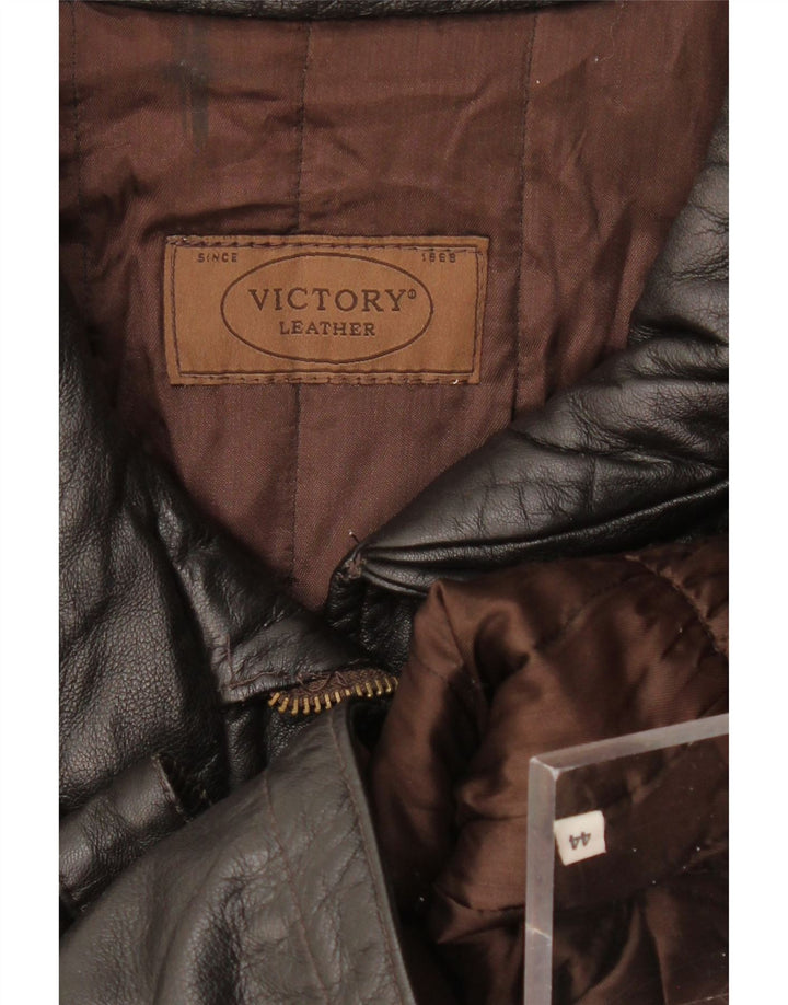 Victory Dame Læderjakke IT 44 Medium Sort Læder