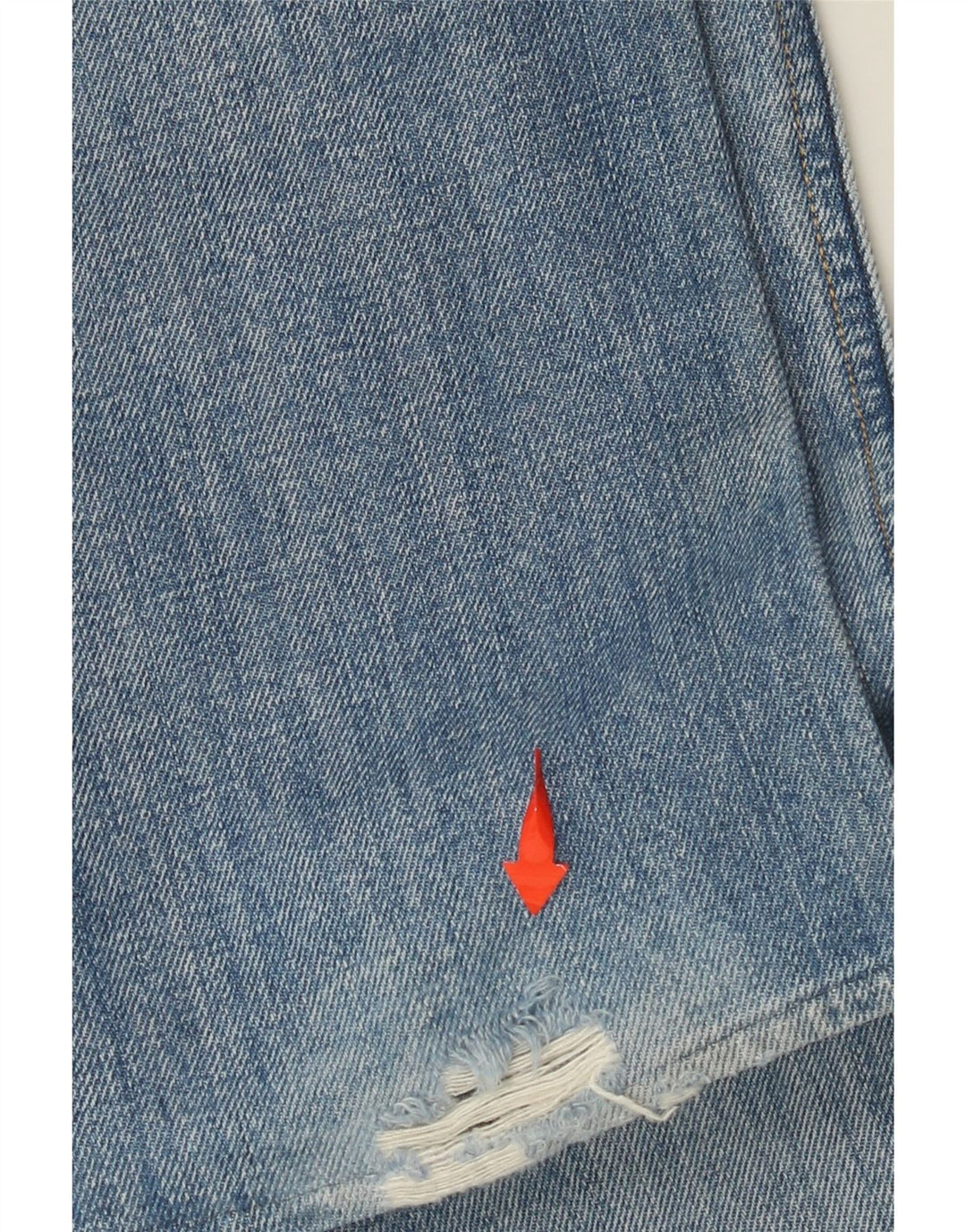 DIESEL Dame Reckfly Straight Jeans W30 L31 Blå Bomuld