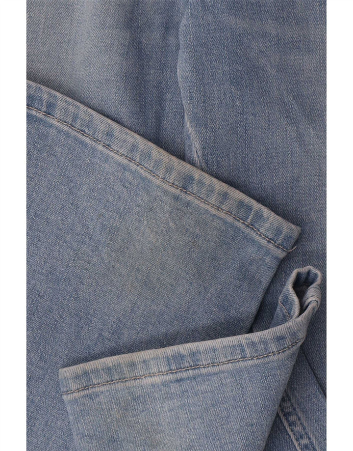 Wrangler Herre Texas Slim Jeans W33 L32 Blå Bomuld