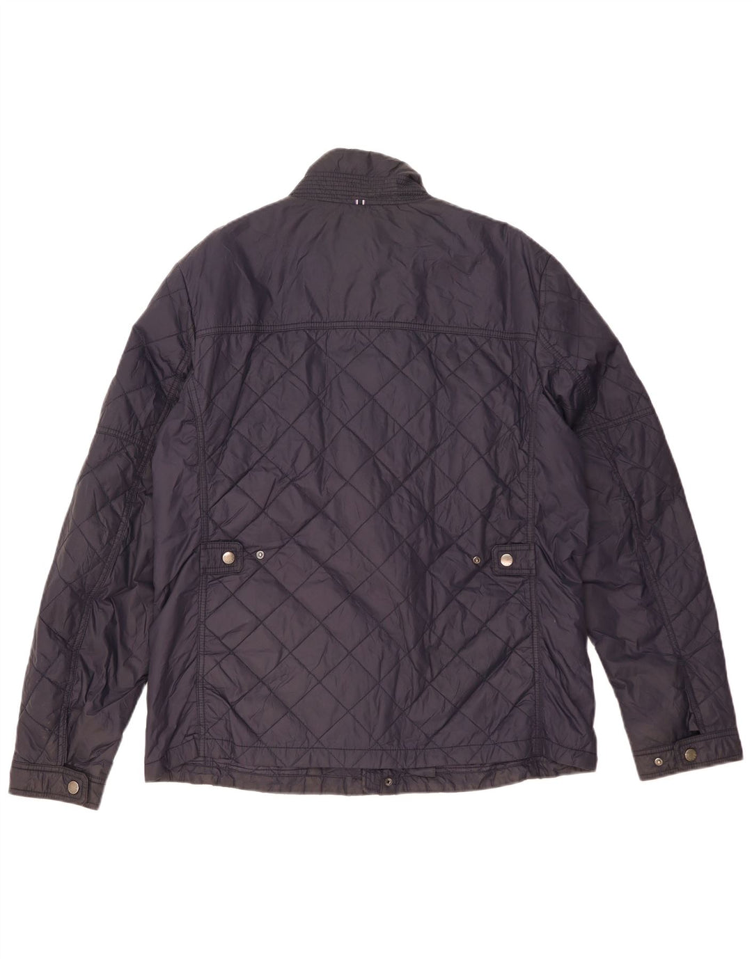 Tommy Hilfiger Herre Quiltet Jakke UK 42 XL Navy Blue Nylon