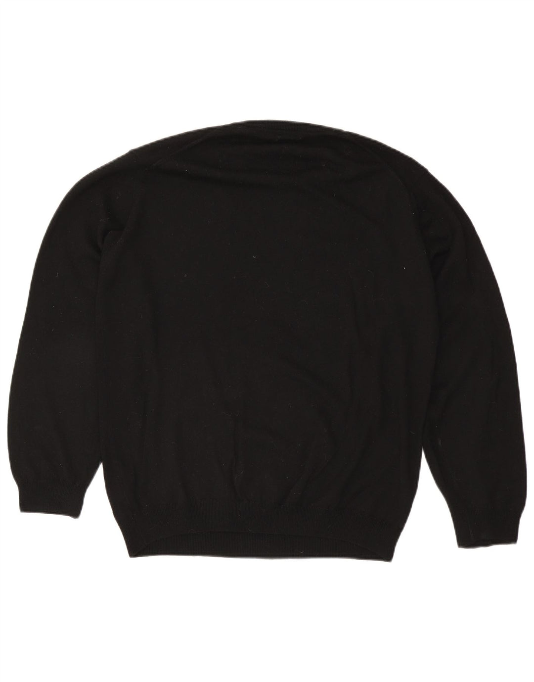 Marks & Spencer Herre sweater med rund hals, stor sort uld