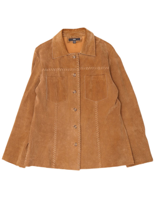 TCM Dame Ruskindsjakke UK 16/18 Large Beige Læder