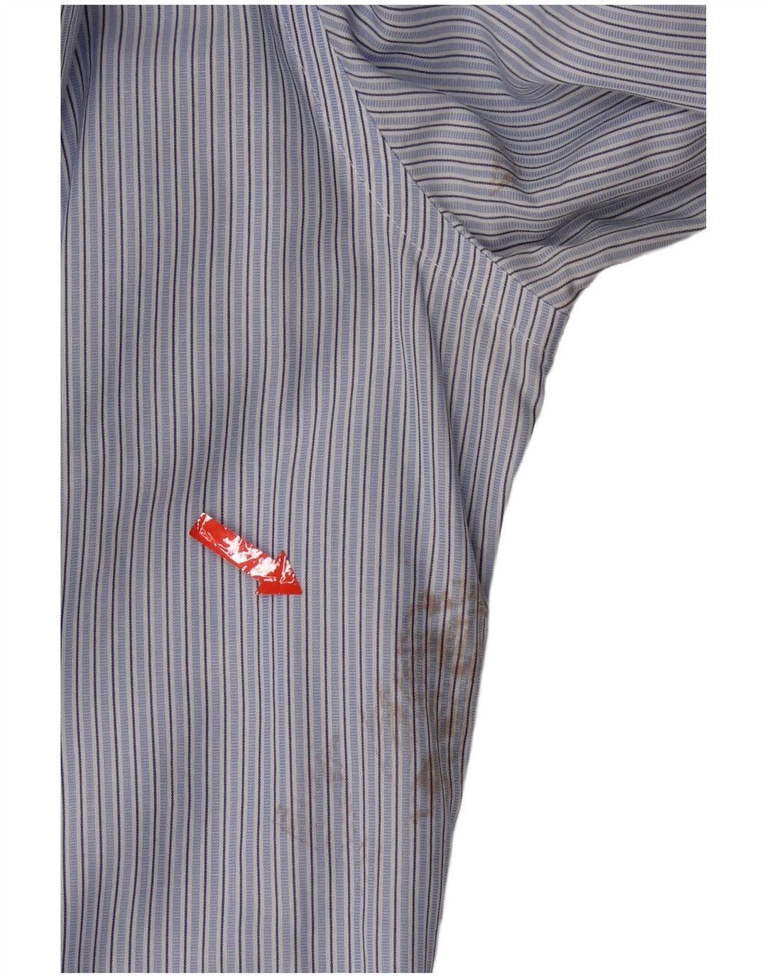 Brooks Brothers Herre 346 skjorte str. 15 Medium blå stribet bomuld