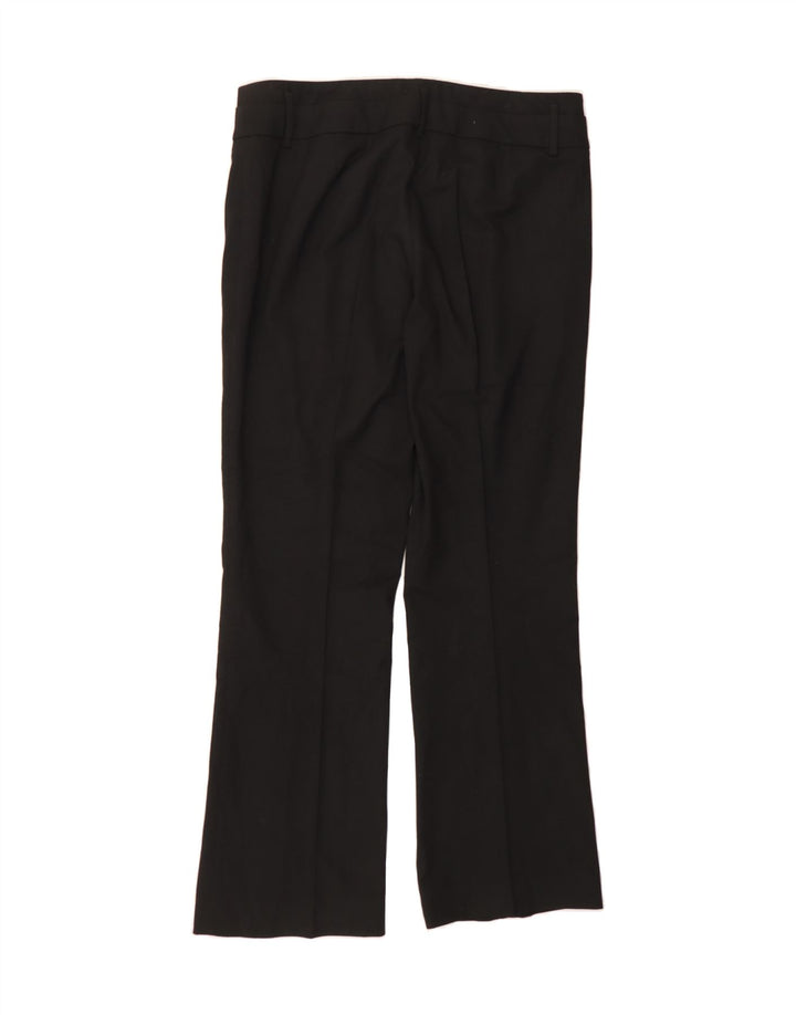 TRUSSARDI Womens Straight Casual Trousers IT 44 Medium W32 L30 Black Vintage Trussardi and Second-Hand Trussardi from Messina Hembry 