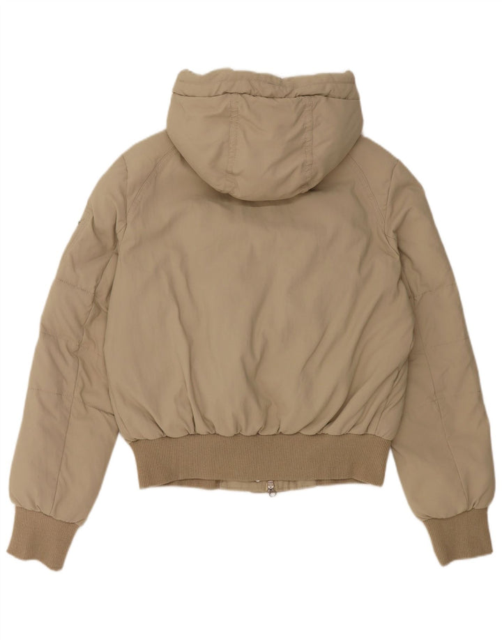 Marlboro Classics Dame Hættejakke EU 46 XL Beige Nylon