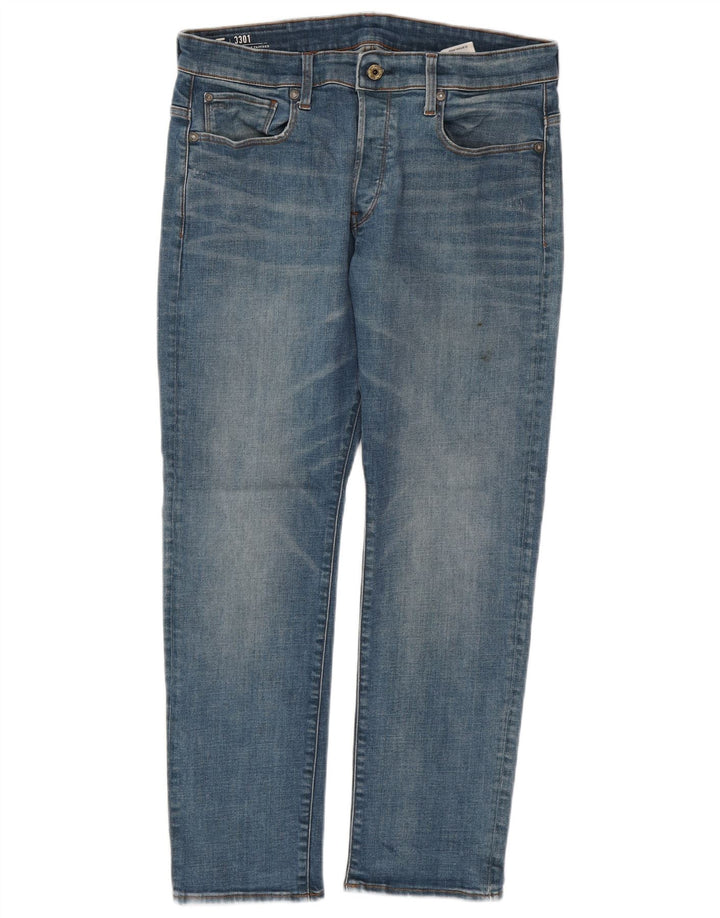 G-STAR Herre 3301 Slim Tapered Jeans W32 L30 Blå Bomuld