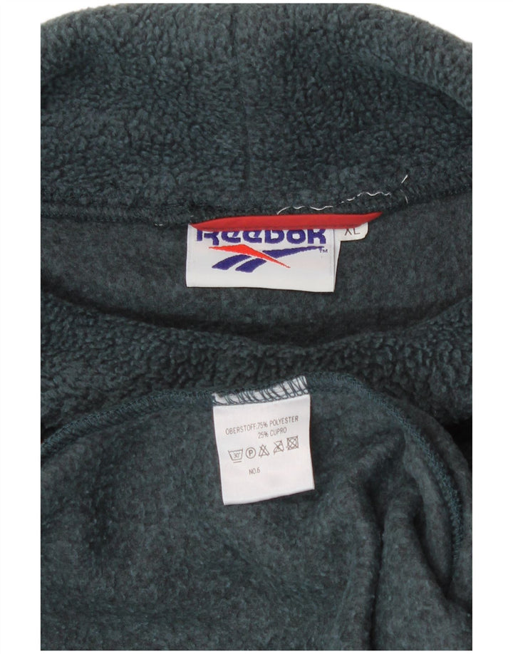 Reebok Herre Roll Neck Fleece Jumper XL Grøn Polyester