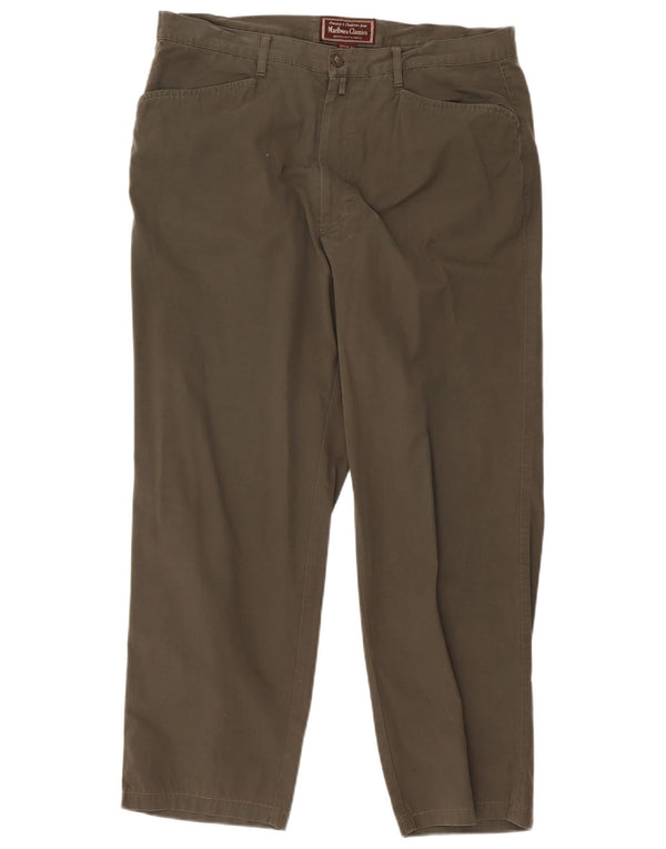 Marlboro Classics Straight Casual bukser til mænd EU 54 2XL W36 L30 Khaki