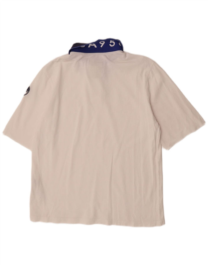 North Sails Herre poloshirt Medium White Colourblock Bomuld