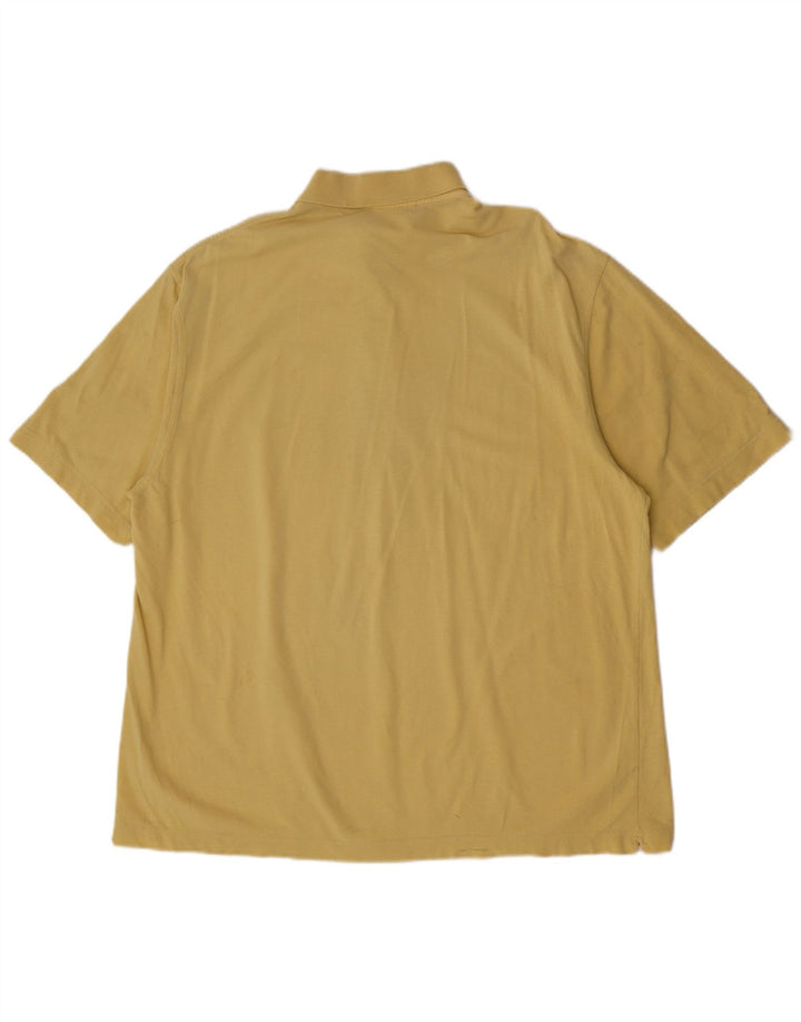 Lacoste Herre Polo Shirt Str. 7 2XL Gul Bomuld