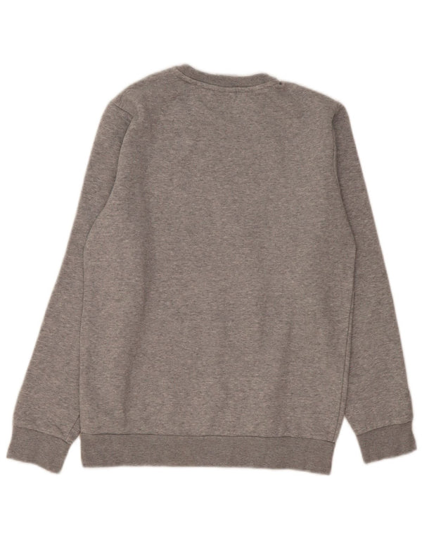 Adidas Boys Sweatshirt Jumper 13-14 år Grå Flecked Bomuld