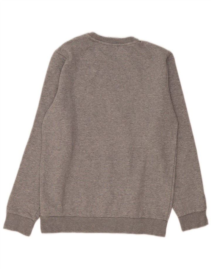 Adidas Boys Sweatshirt Jumper 13-14 år Grå Flecked Bomuld