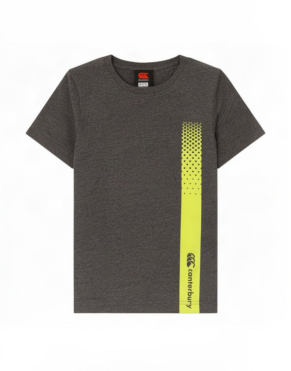 Canterbury Boys Grafisk T-Shirt Top 7-8 år Grå Colourblock Bomuld