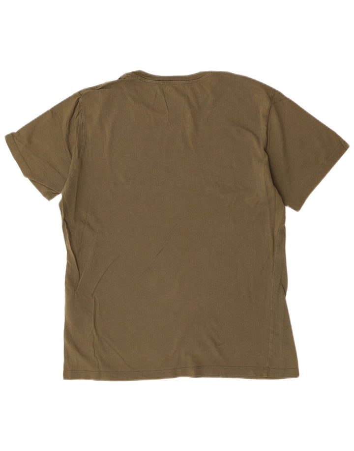 Levi's Herre grafisk T-shirt Top Medium Khaki Bomuld