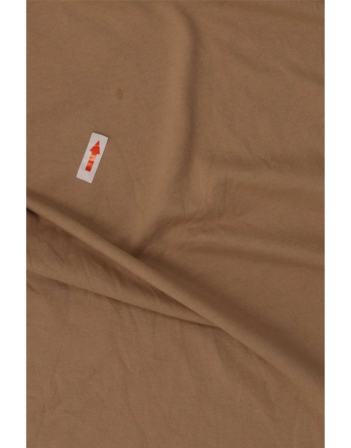 Adidas herre T-shirt top XL brun bomuld