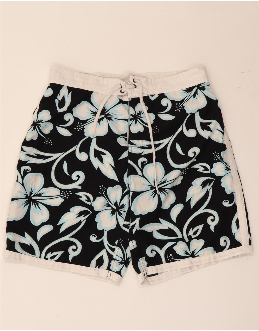 Sundek Herre badeshorts IT 50 Large Black Floral Polyester