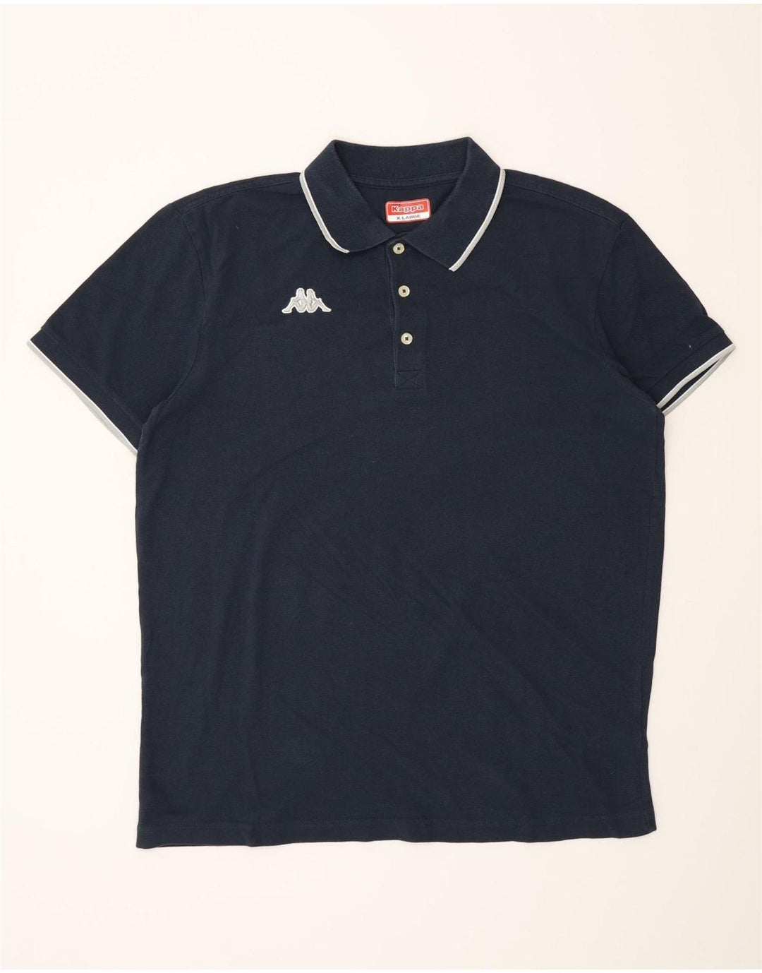 Kappa herre poloshirt XL marineblå
