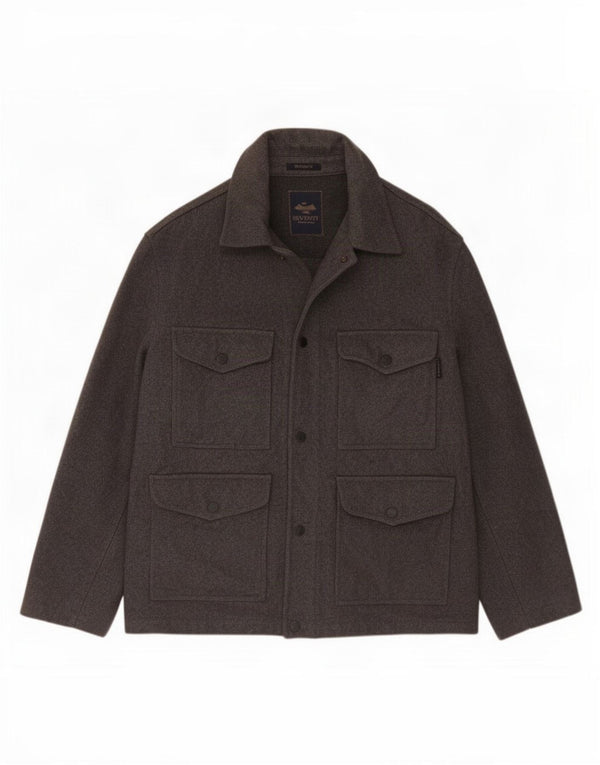 Seventy Herre Utility Jacket UK 42 XL Grå Uld