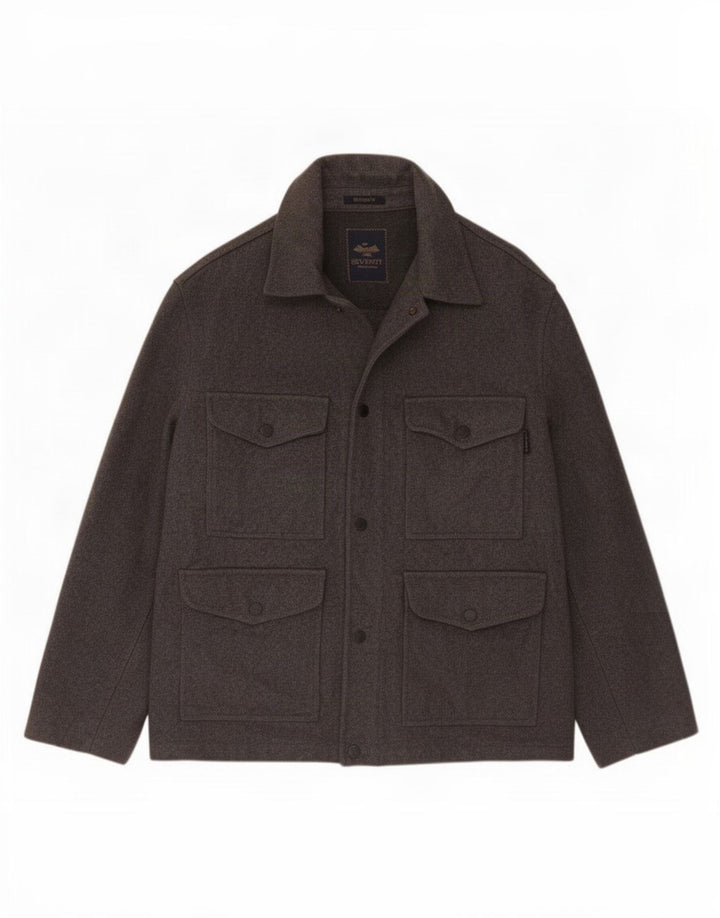 Seventy Herre Utility Jacket UK 42 XL Grå Uld