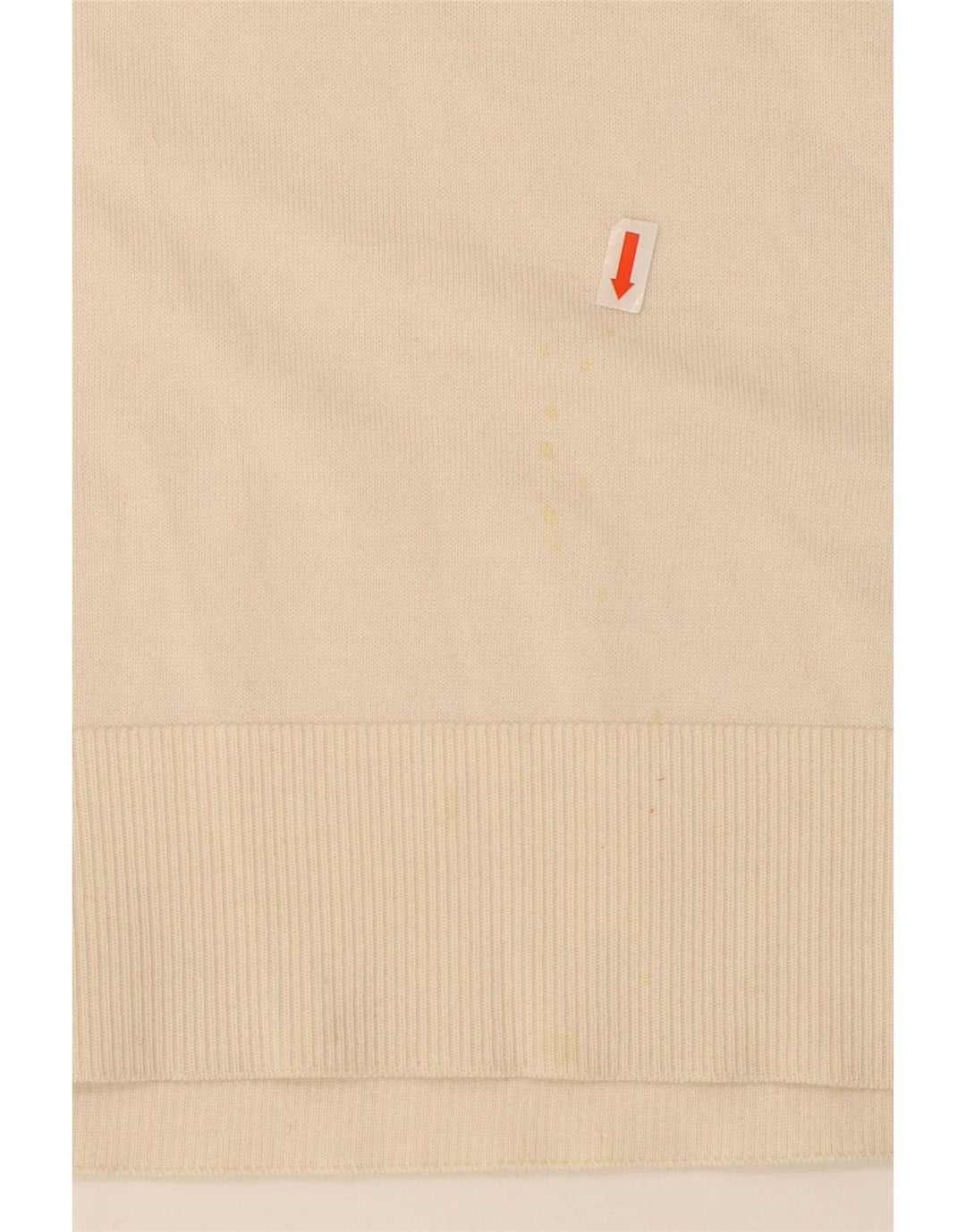 Marks & Spencer Dame Polo Neck Jumper Sweater UK 12 Medium Off White