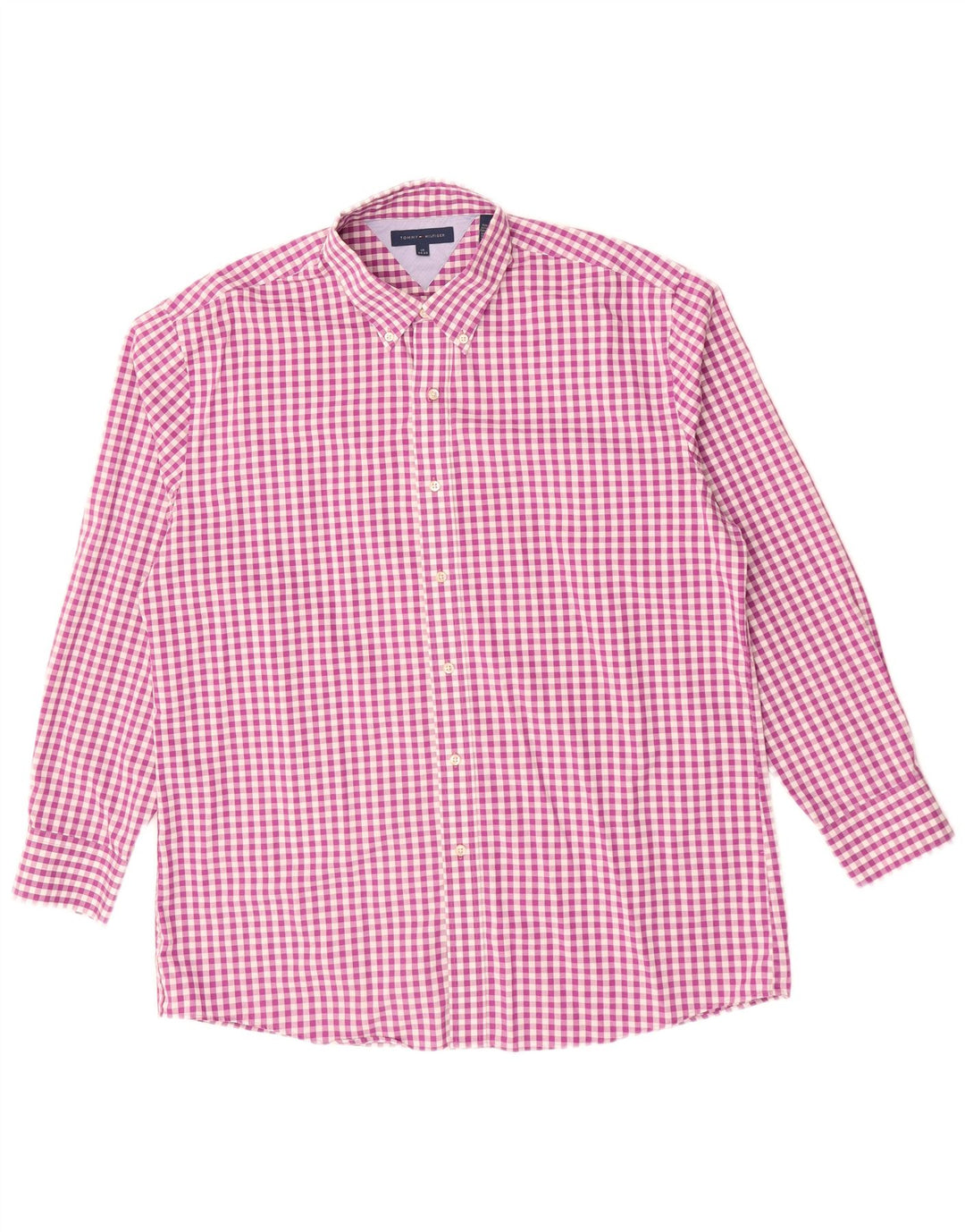 TOMMY HILFIGER Herreskjorte str. 17 XL Lilla Gingham Cotton