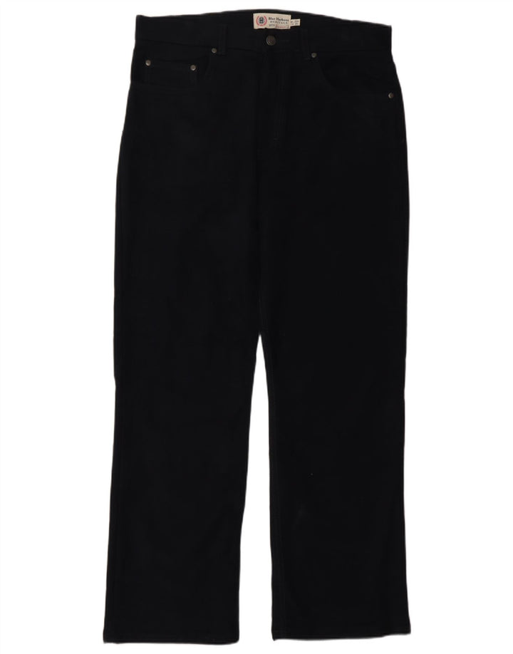 Marks & Spencer Herre Blue Harbor Casual Bukser W32 L29 Navy Blue