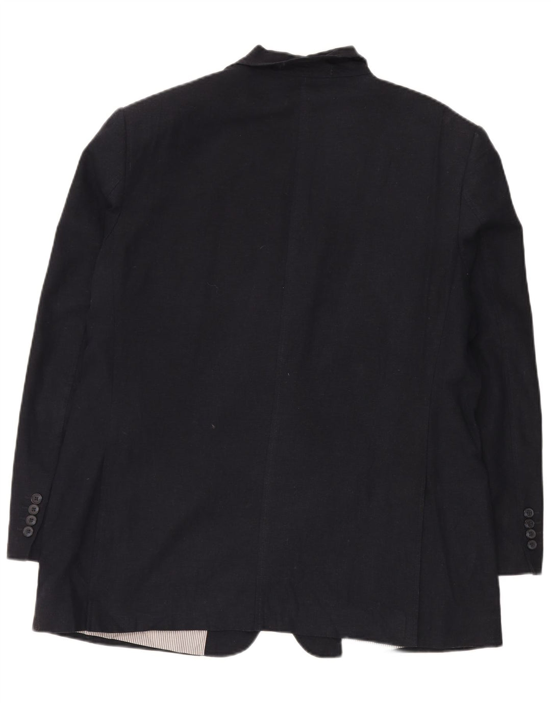 Marks & Spencer Herre 2-knaps blazerjakke UK 44 XL Navy Blue Linen