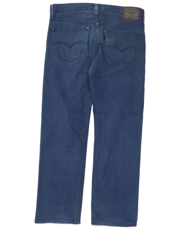 Levi's Straight Jeans til mænd W32 L32 Marineblå bomuld