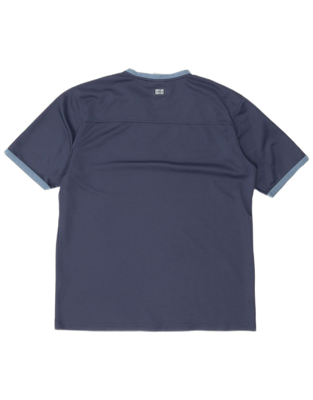 Umbro Herre Grafisk T-Shirt Top XL Marineblå Colourblock Polyester