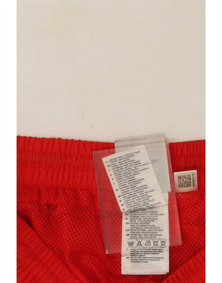 Adidas Herre Bermuda Cargo Sports Shorts Store Røde Nylon