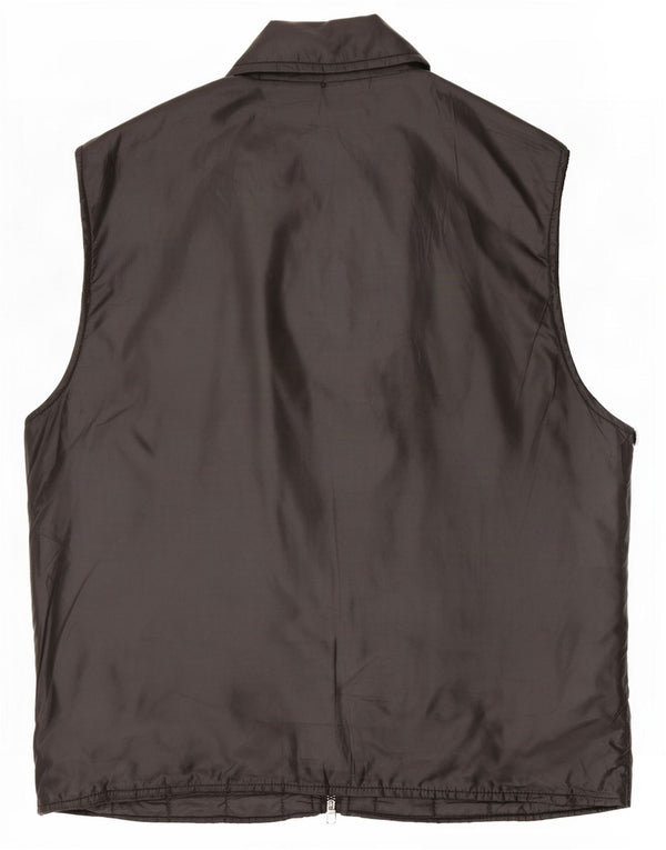 Marlboro Classics Mens Gilet EU 50 Large Black Polyester
