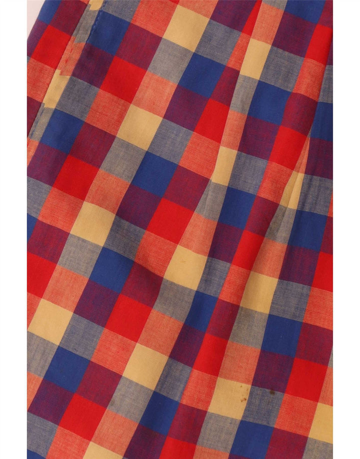PENINSULA Chino-shorts til mænd Medium W30 Multifarvet Gingham Cotton