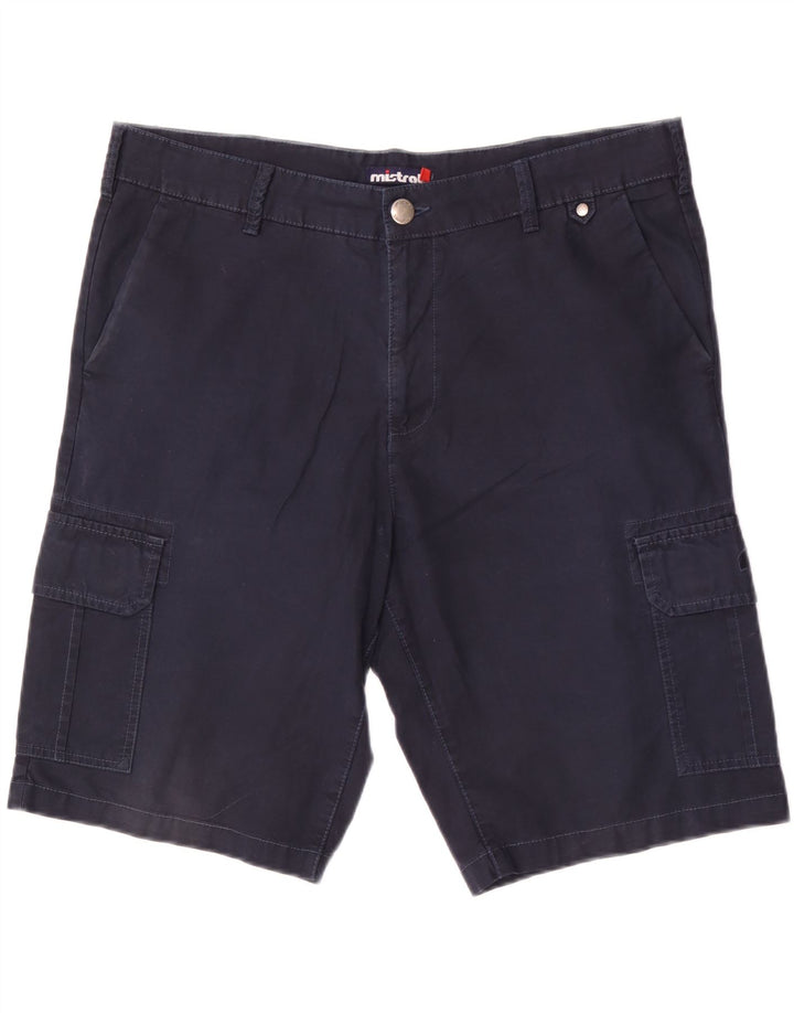 Mistral Herre Cargo Shorts IT 54 2XL W38 Marineblå Bomuld