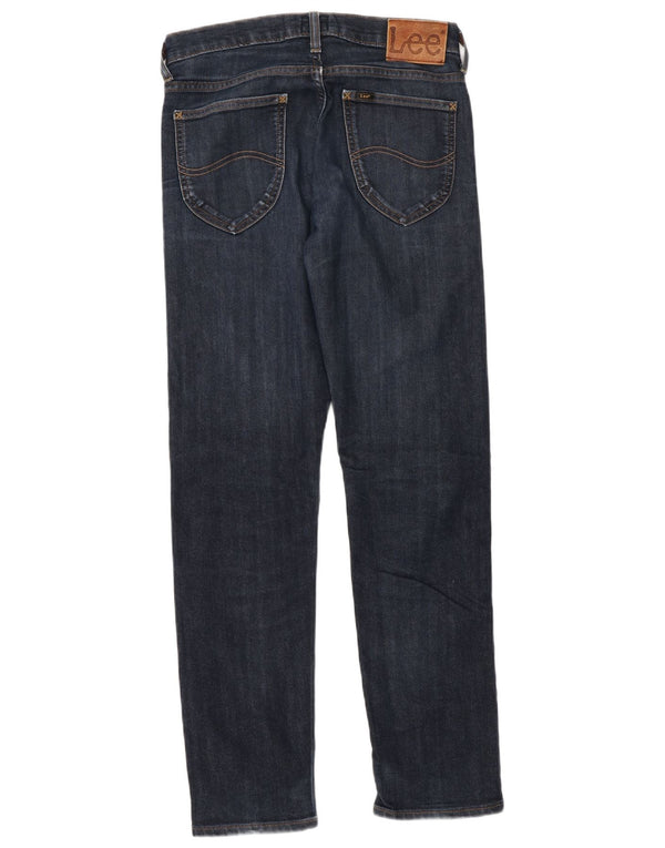 Lee Mens Daren Slim Jeans W29 L32 Marineblå Bomuld