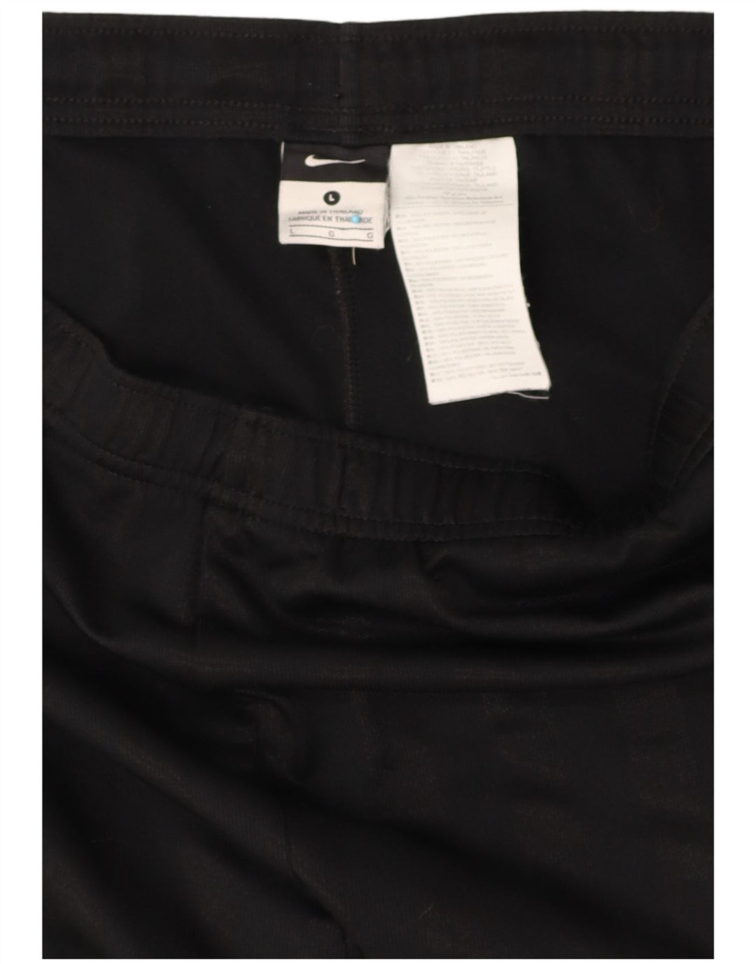 NIKE Mens Sport Shorts Large Black Polyester