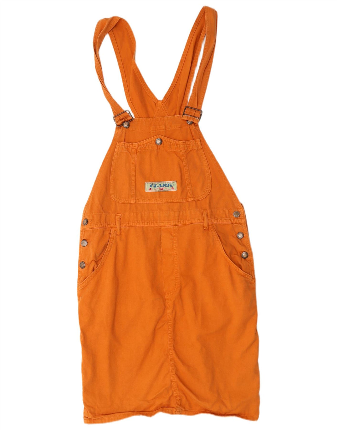 CLARK Damebukserkjole UK 14 Medium Orange Bomuld