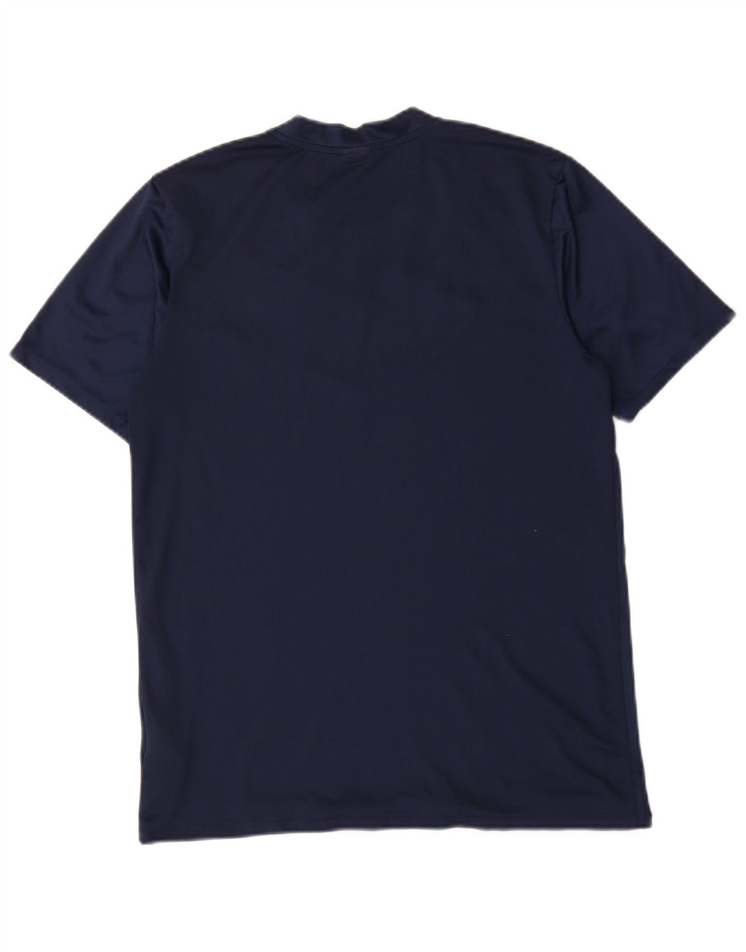 Nike Herre Dri Fit T-shirt Top Medium Marineblå Colourblock Polyester