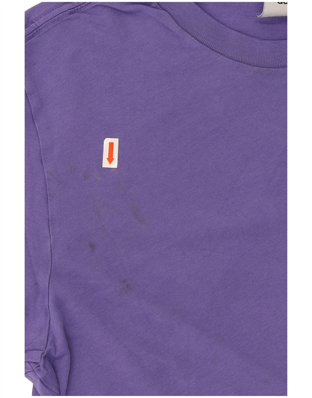 ADIDAS Mens T-Shirt Top Small Purple Cotton