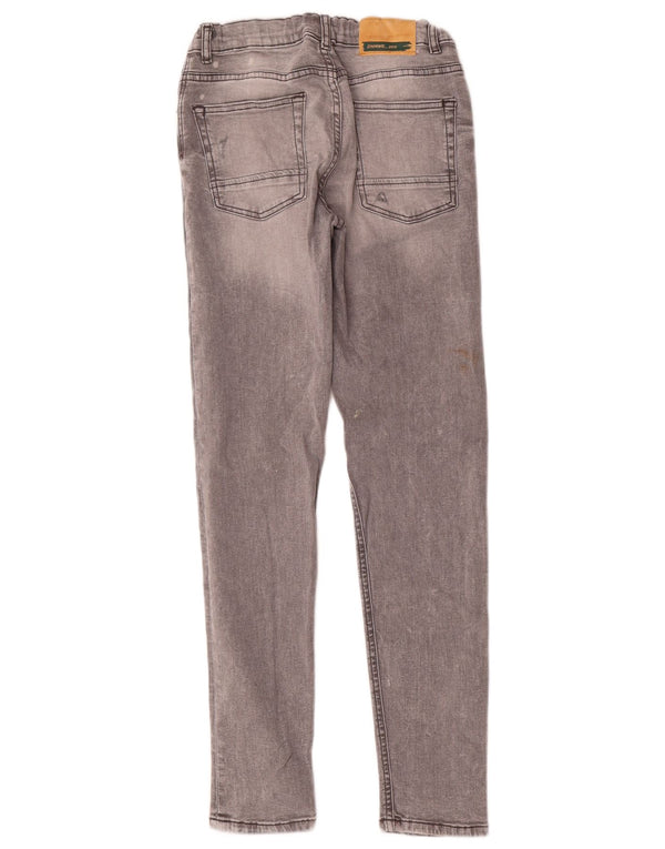 Zara Boys Distressed Skinny Jeans 13-14 år W28 L30 Grå