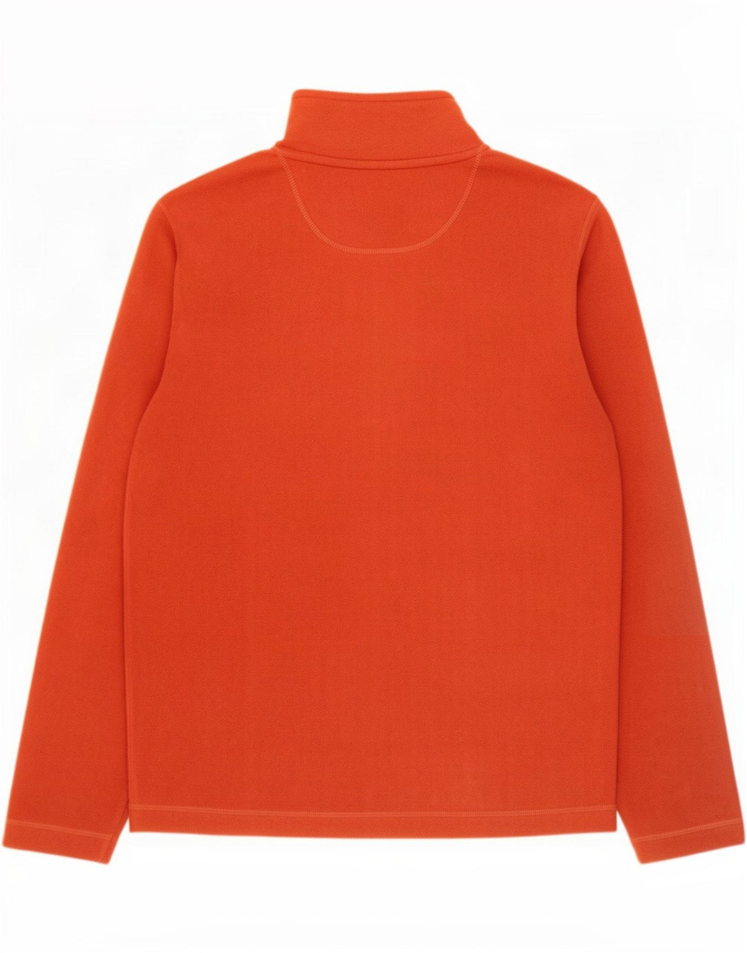 Weird Fish Herre Zip Neck Fleece Jumper Stor Brun Polyester